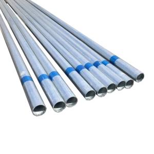 China Q235 Galvanized Welded Steel Pipe 4 Inch Beveled Chamfer Ends factory