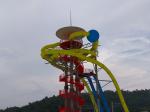 Extraterrestrial Fiberglass Water Slides / Park Open Spiral Water Slide New