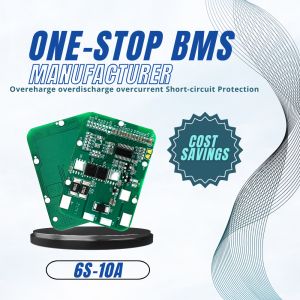 Custom 6S 10A BMS for Li-ion Batteries with Overcharge Protection