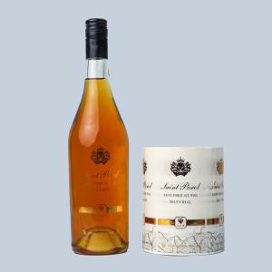 China Custom Rectangular Hot Gold Wine Label Sticker Printing Waterproof Matte factory