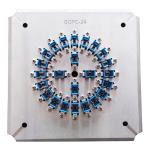 IPC Structure Dual APC UPC Polish Jig / Zig For SC Fiber Optic Connector