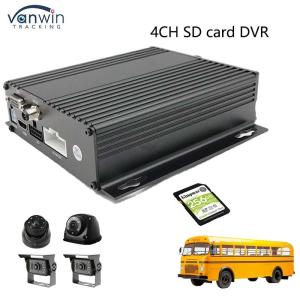 China 4 Channel AHD 1080P SD Card 256G Mobile DVR With USB VGA Portfor Truck Security DVR Recorder factory