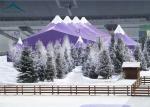 Customized Size White PVC Tent Fabric Mixed Marquee Party Tents For Outdoor