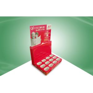 Red Cardboard Countertop Displays Tabletop Display Unit Reading Glasses