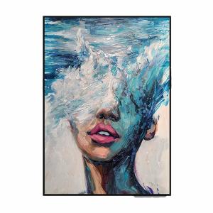 China Hand Painted Abstract Portrait Canvas Art Wall Decorations Modern Textured Canvas Classical Oil Painting LANDSCAPE factory