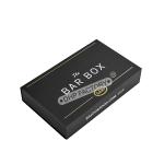 Luxury Black Magnetic Closure Gift Box For Condiment With Paper Divide