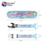Factory Direct Customized logo stainless steel cute cartoon plastic PS handle