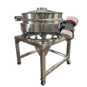 China Stainless Steel Straight-line Vibrating Screen Machine For Industrial And Food Fields factory