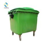 Plastic Waste Container Garbage Container Wast Bin 1100L Food & Beverage Shops
