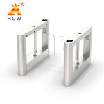 Glass Door Automated Barrier Turnstile Gate 20-30 Persons / Min