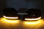 Nissan Patrol Flowing LED Side RearView Mirror Black Cover Replacement Turn