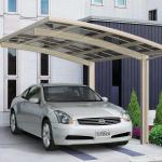 Customized Size Powder Coating Residential Aluminum Polycarbonate Carport
