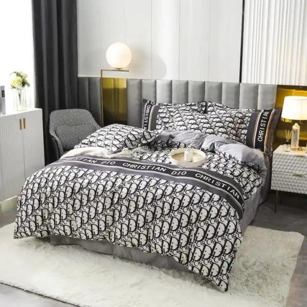100% Polyester Fibre Luxury Christmas Gift 4 Piece Duvet Cover Bedding Set for