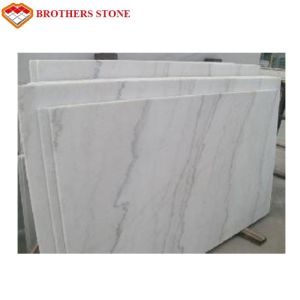 High Polished White Marble Stone Slab 132.8 Mpa Compressive Property