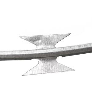 China China Factory manufacture Stainless Steel Razor Wire Product Barbed Flat Razor Wire Product factory