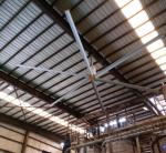1.5kw Natural Cool Air Cooling High Speed HVLS Ceiling Fan