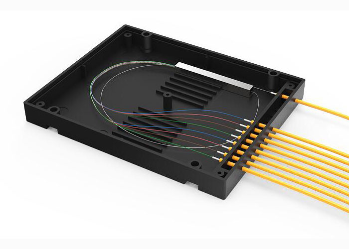 Low insertion loss, low PDL 1 × 32 PLC SC / APC Fiber Optic Splitter