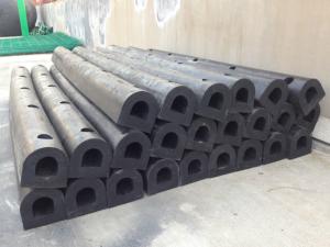 China D Type Solid Rubber Fender For Impact Energy Absorption factory