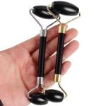 Skin Tightening Black Obsidian Face Jade Roller