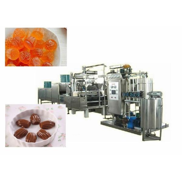 China Compact Lollipop Candy Making Machine Depositing Speed 55~65n / Min factory