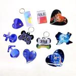 Custom Blank Sublimation Acrylic Keychain For Sublimation Printing