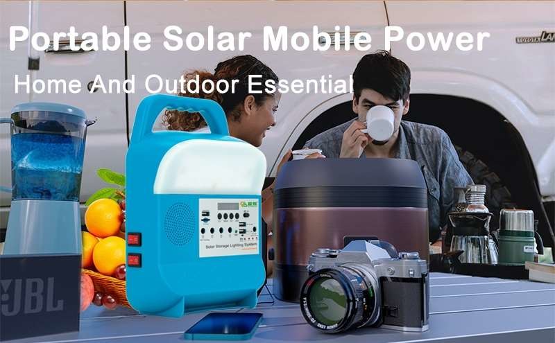 ABS Portable Led Solar Emergency Camping Lights Outdoor SRE-815-A 16W