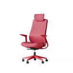 Commercial Furniture Modern Red Swivel Executive Mesh Ergonomic Chair for Office