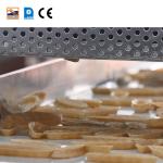 PLC Waffle Basket Production Line Automatic Snack Food Production Machinery