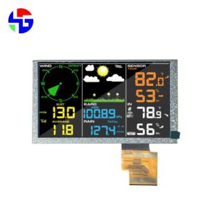 China 6.2 Inch TFT Car Display RGB Interface 800x480 Resolution 1000cd/M2 factory