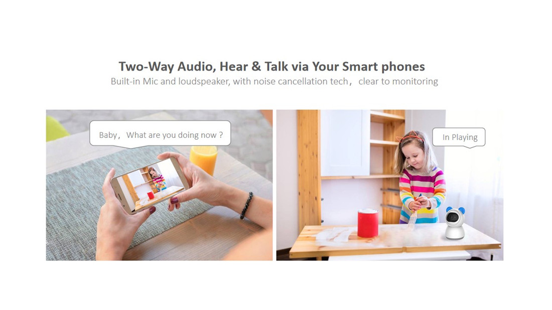 Smart Wireless 1080P P&T Camera(E95A)
