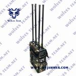 120W High Power 20-70Mhz VHF UHF 2G 3G 4G Wifi 8 bands Backpack Jammer