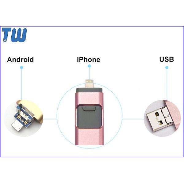China Double Sliding 8GB USB Disk Cool Full Function OTG Drive Device factory