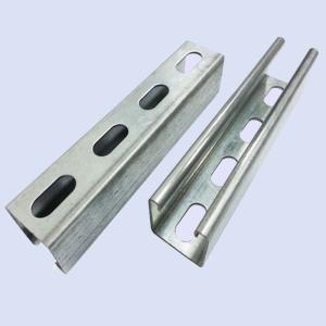 China Galvanized Gi Steel C Shaped Channel , Solar Energy System Panel Rack C Channel Steel factory