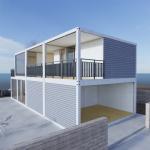 Detachable Temporary Container Homes Prefab Housing Earthquake Proof For Site