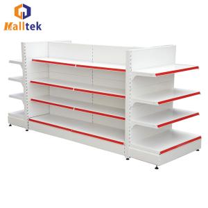China Customized Metal Multi Tier Heavy Duty Grocery Store Shelves Advertising For Supermarket factory