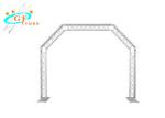 Aluminum Arch Truss Curve Stage With Canopy Ladder Shape