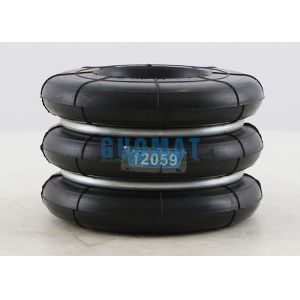 Triple Convoluted Rubber Air Bellows S-90-3 YOKOHAMA Industrial Air Spring For Punching Machine 