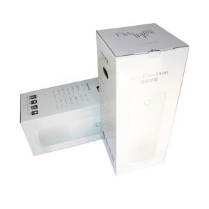 China Appliances Self Erecting Boxes , AB Flute White Custom Cmyk Boxes factory
