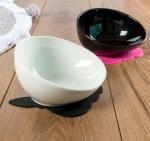 CeramicsTilted Single Food Feeding Bowl for French Bulldogs/Cats