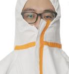 Ppe Disposable Non Woven Isolation Gown Non Sterile With Long Sleeve
