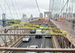 Concrete Deck Steel Truss Suspension Bridge Cable Stayed With Rock Anchor