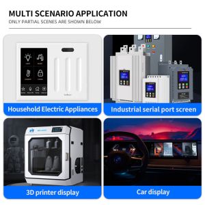 3.5-inch LCD screen with 500nits resolution and 320*480 TFT LCD display with RGB