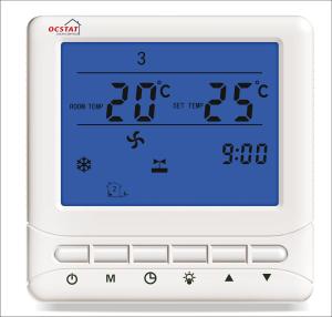 China Non - Programmable Wiring Hvac Thermostat , Digital Fan Coil 2 Wire Programmable Thermostat factory
