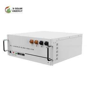 China Low Pressure Solar Li Ion Battery System 44.8V Discharge Lithium Ion Solar Battery Bank factory