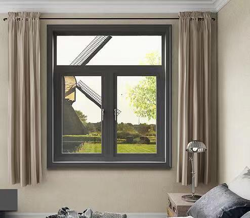 Fluorocarbon Spray Aluminum Casement Windows Custom Made Aluminium Windows