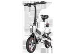 Intelligent City Portable Folding Electric Bike 12 Inch With High Carbon Steel
