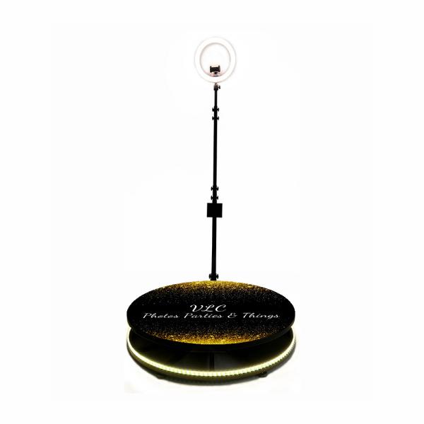 China Rotating Automatic 360 Spin Photo Booth Machine Remote Control factory