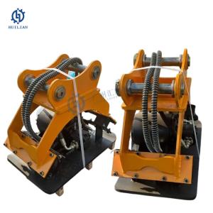China Volvo EW145B Mini Excavator Mounted Hydraulic Vibratory Plate 13ton 15T 20T 25T 30T Compactor Plates Attachments For Sale factory
