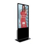 Free Standing 55 Inch Interactive Digital Signage Totem Full HD 1080P LCD