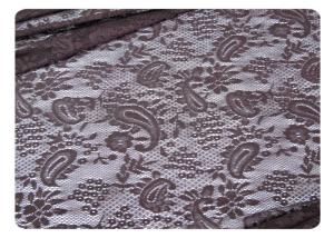 China Eco-Friendly Polyester Lace Fabric , Cashew Design for Underwear CY-CT8503 factory